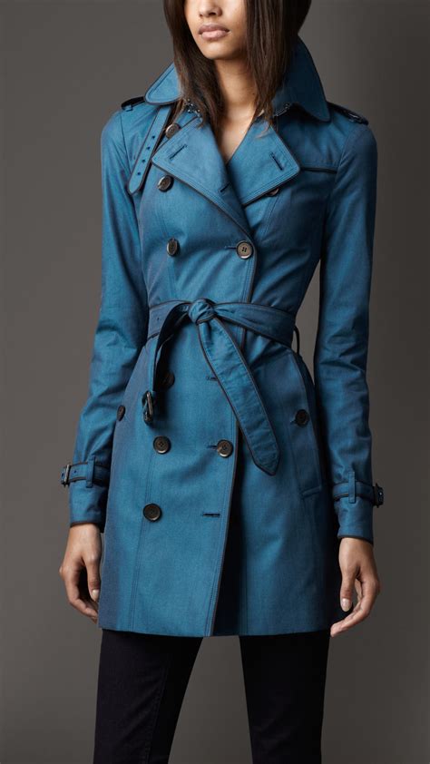 blue label burberry trench coat|Burberry trench coats damen.